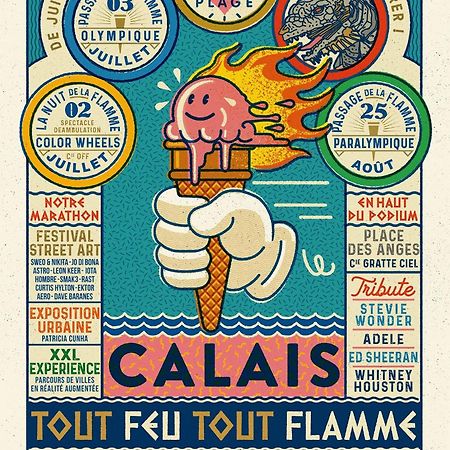 Ferienwohnung Le Jean De Fiennes Calais Exterior foto